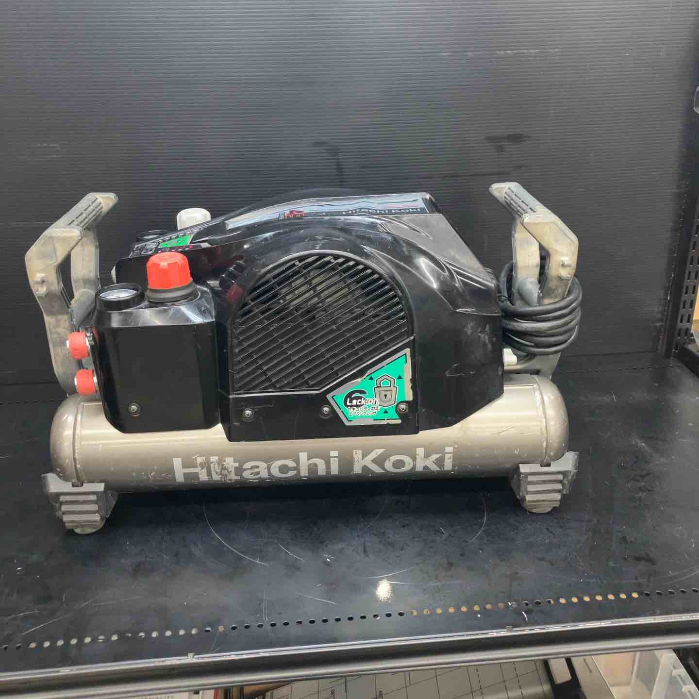 ✨日立　中古　EC1445H　コンプレッサー　限定色サテンブルー✨沖縄県うるま市田場✨ 中古品】ハイコーキ(HIKOKI ※旧:日立工機) エアコンプレッサー
