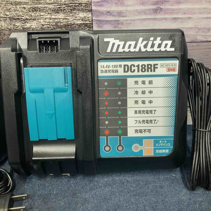 マキタ(makita) リチウムイオンバッテリー 18V/6.0Ah BL1860B 4個 + 急速充電器 DC18RF 2個セット【八潮店】
