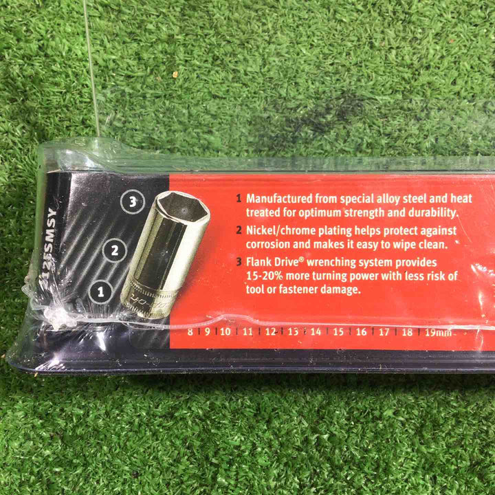 Snap-on スナップオン 3/8セミディープソケット12点セット 212FSMSY【川口店】