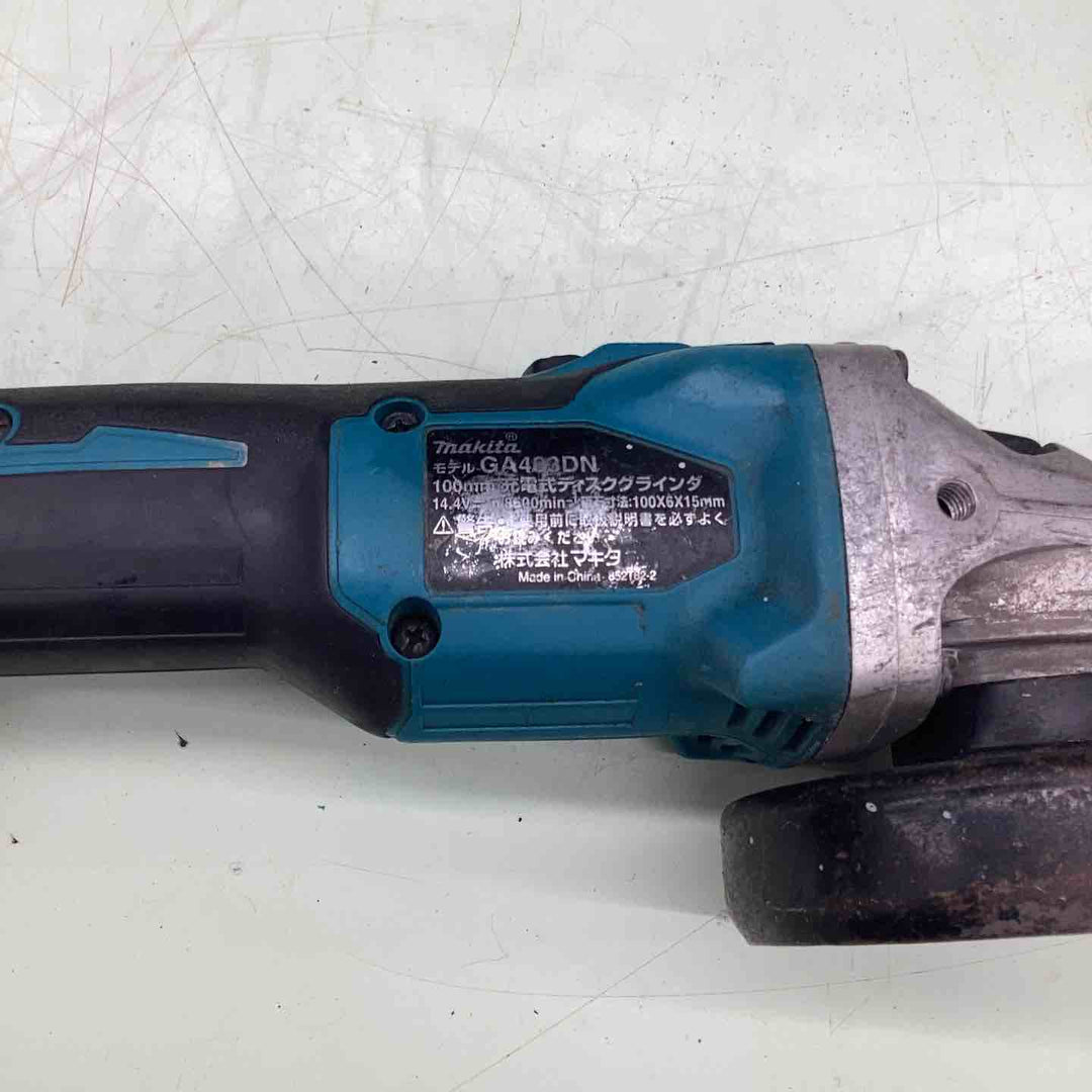 〇マキタ(makita) 100mm コードレスディスクグラインダ GA403DZN (AG403DN)【越谷店】