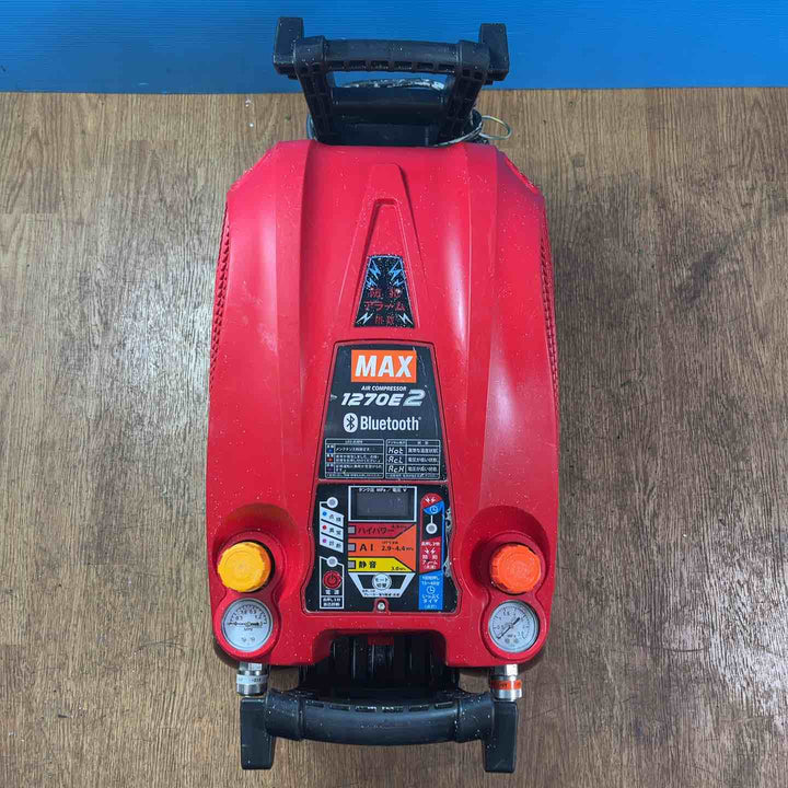 ★マックス(MAX) エアコンプレッサー AK-HL1270E2_レッド【岩槻店】