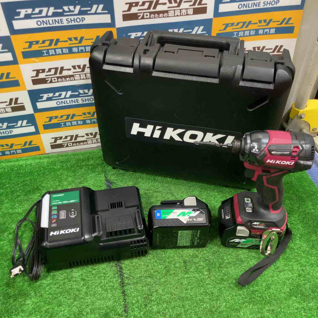 ◇ハイコーキ(HIKOKI ※旧:日立工機) コードレスインパクトドライバー フレアレッド  WH36DC(2XPRSZ)【草加店】