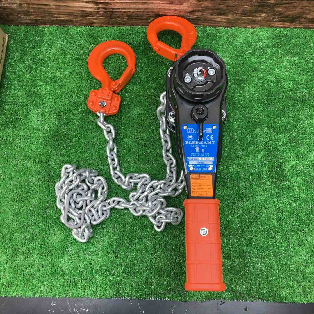 象印/ELEPHANT レバーブロック YA型 チェーンレバーホイスト 1t YA-100【川越店】