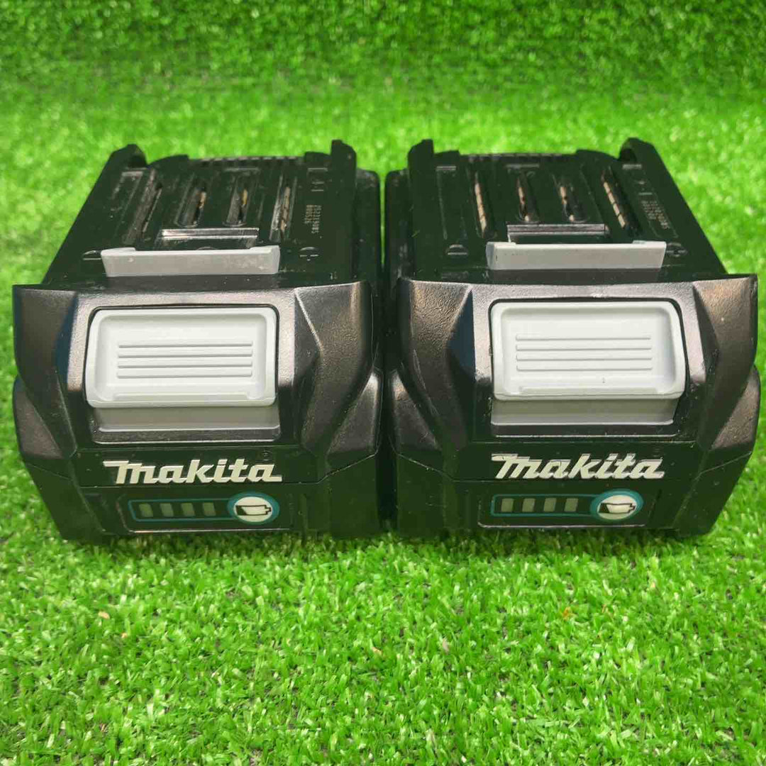 マキタ(makita) 40Vmaxバッテリー BL4025×2(充電回数4回、70回) 充電器 DC40RA  セット【藤沢店】