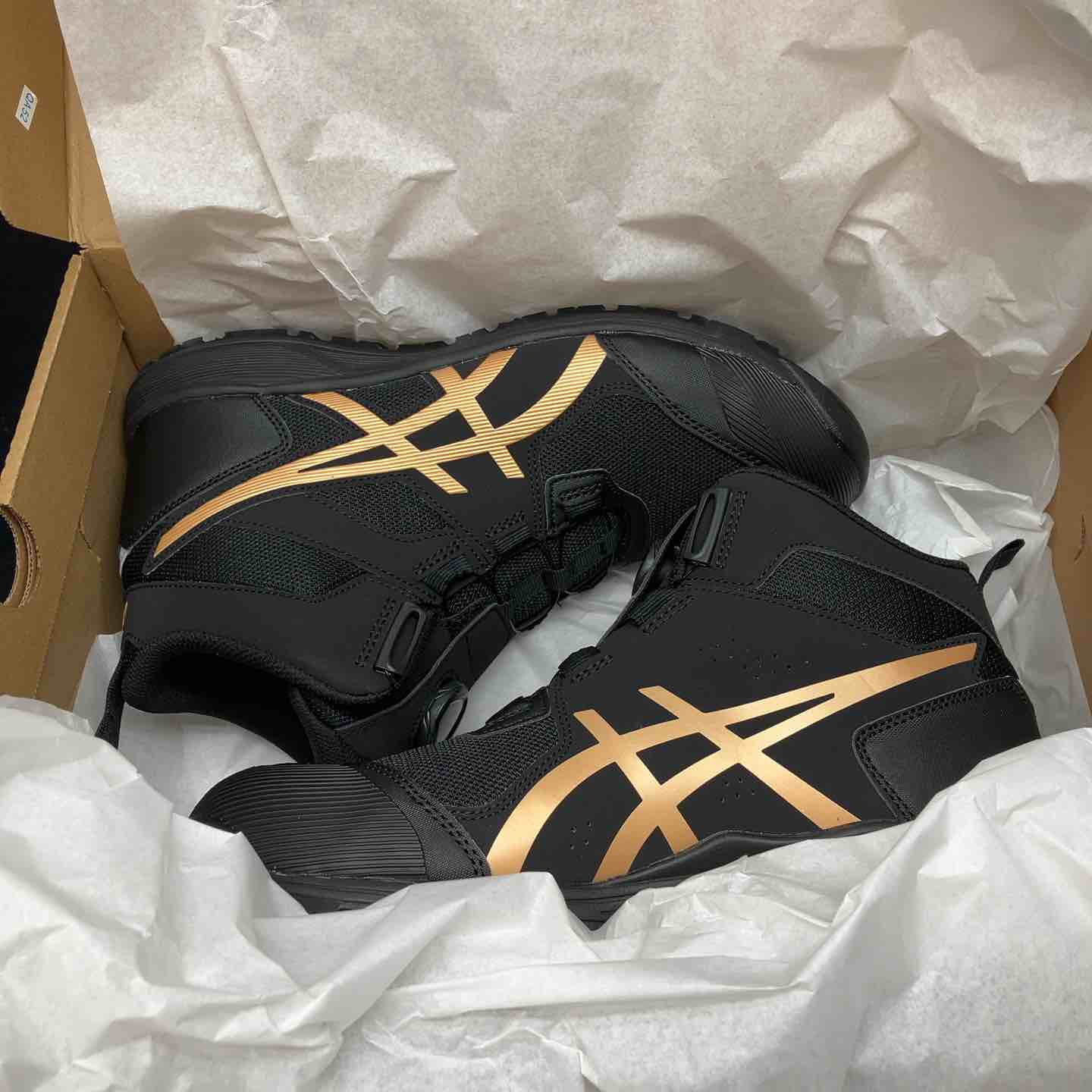 アシックス]安全靴/作業靴 ウィンジョブ CP214 BOA JSAA A種先芯 耐滑