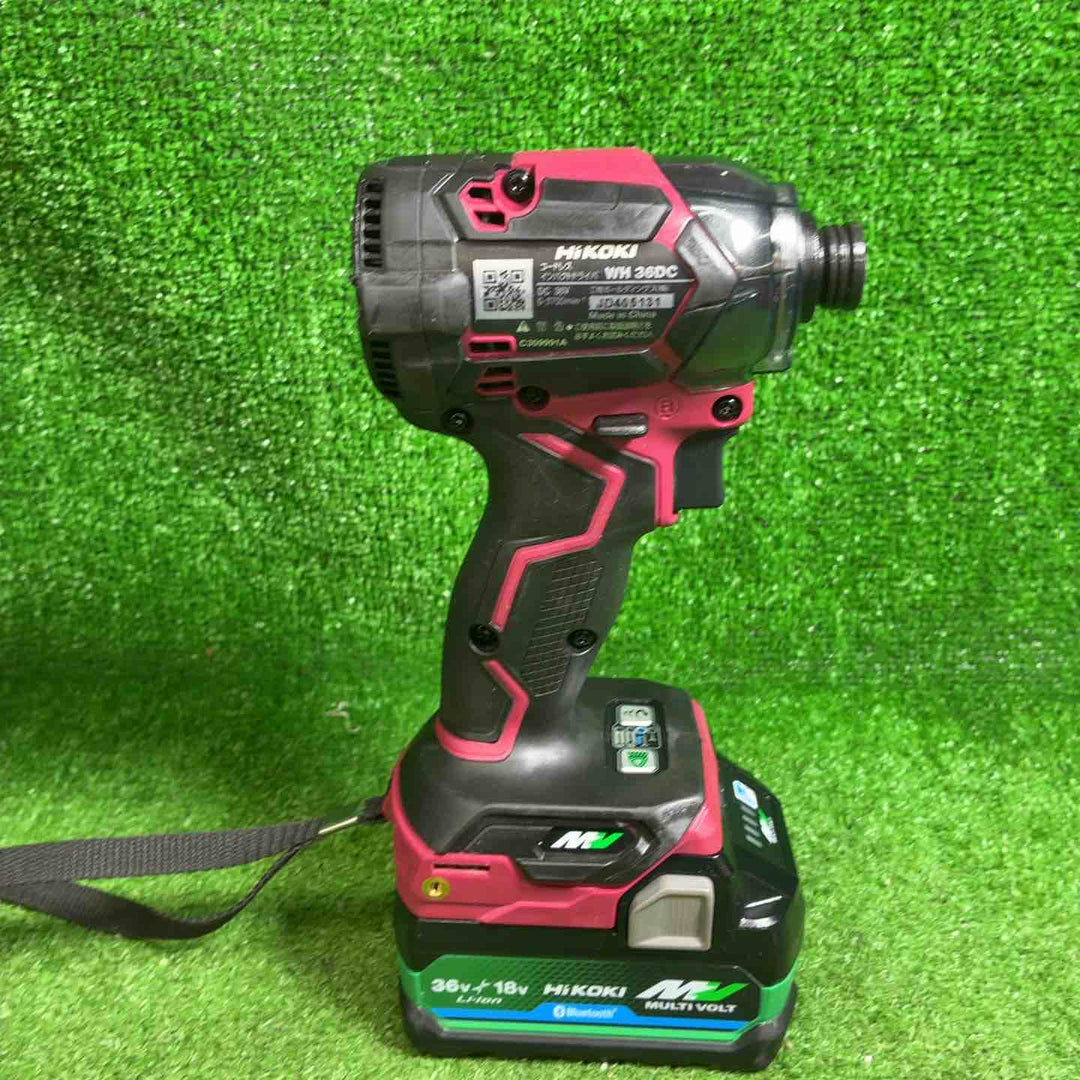 【中古品】 ハイコーキ (HIKOKI ※旧:日立工機) コードレスインパクトドライバー WH36DC(2XPSZ)(R)【藤沢店】