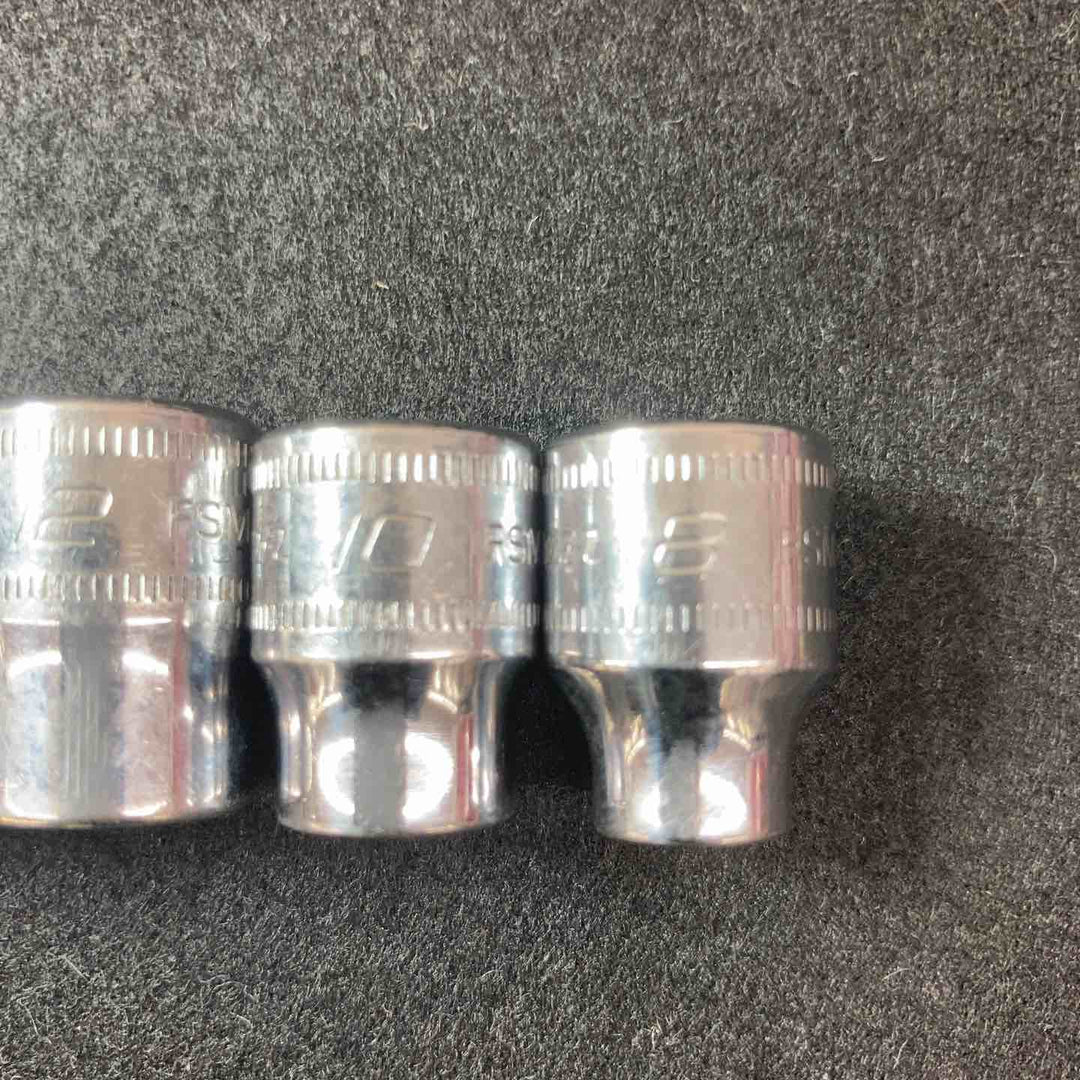 【中古品】 スナップオン(Snap-on) FSM81～FSM241 シャローソケット 10点セット 【東大和店】
