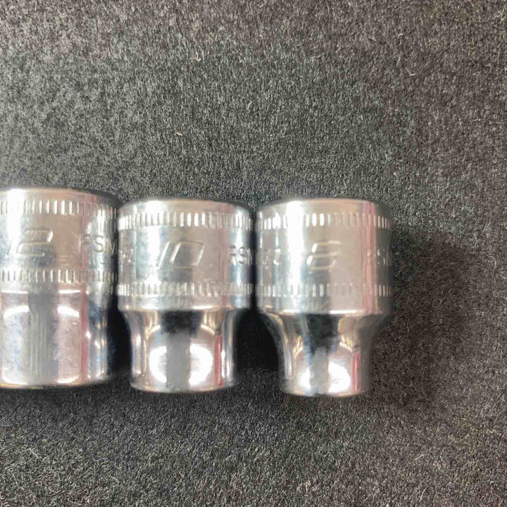 【中古品】 スナップオン(Snap-on) FSM81～FSM241 シャローソケット 10点セット 【東大和店】