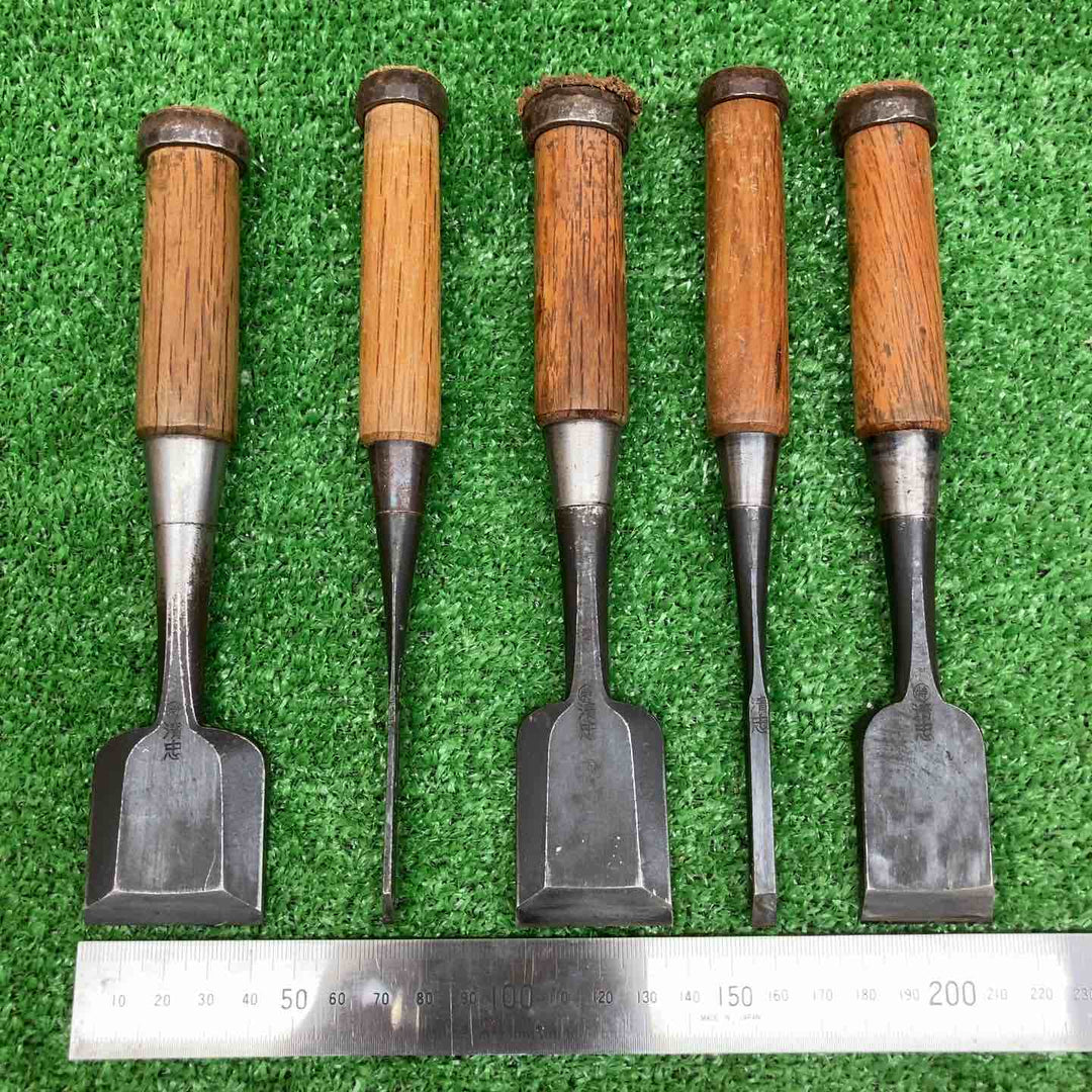 【中古品】 鑿 のみ 清忠 10本組 【鴻巣店】