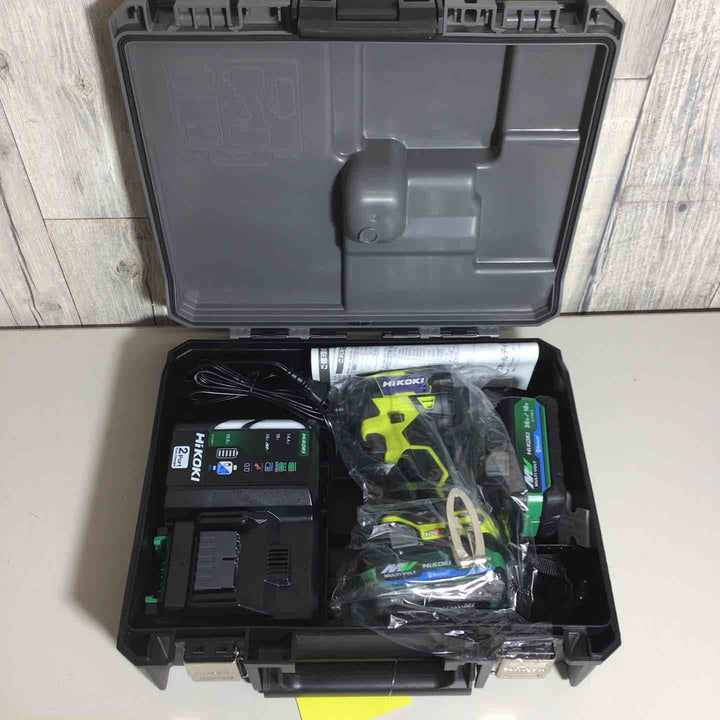 ★ハイコーキ(HIKOKI ※旧:日立工機) コードレスインパクトドライバ スパイダーイエロー WH36DD(2XHYSZ)【戸田店】