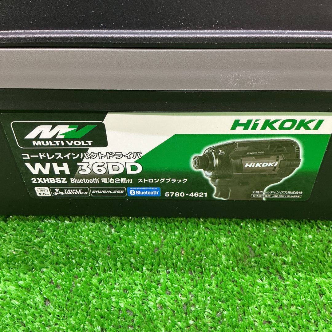 【未使用品】ハイコーキ(HIKOKI ※旧:日立工機) コードレスインパクトドライバ ストロングブラック WH36DD(2XHBSZ)【川越店】