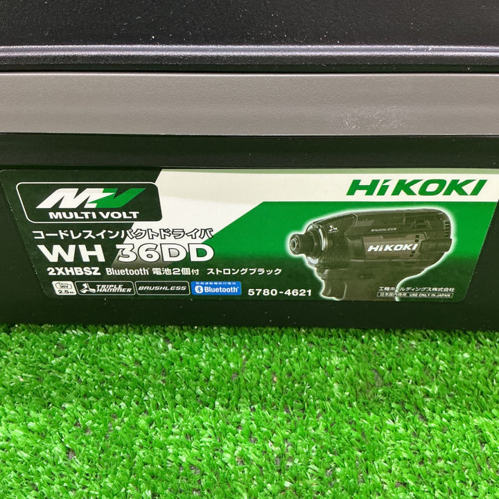 【未使用品】ハイコーキ(HIKOKI ※旧:日立工機) コードレスインパクトドライバ ストロングブラック WH36DD(2XHBSZ)【川越店】