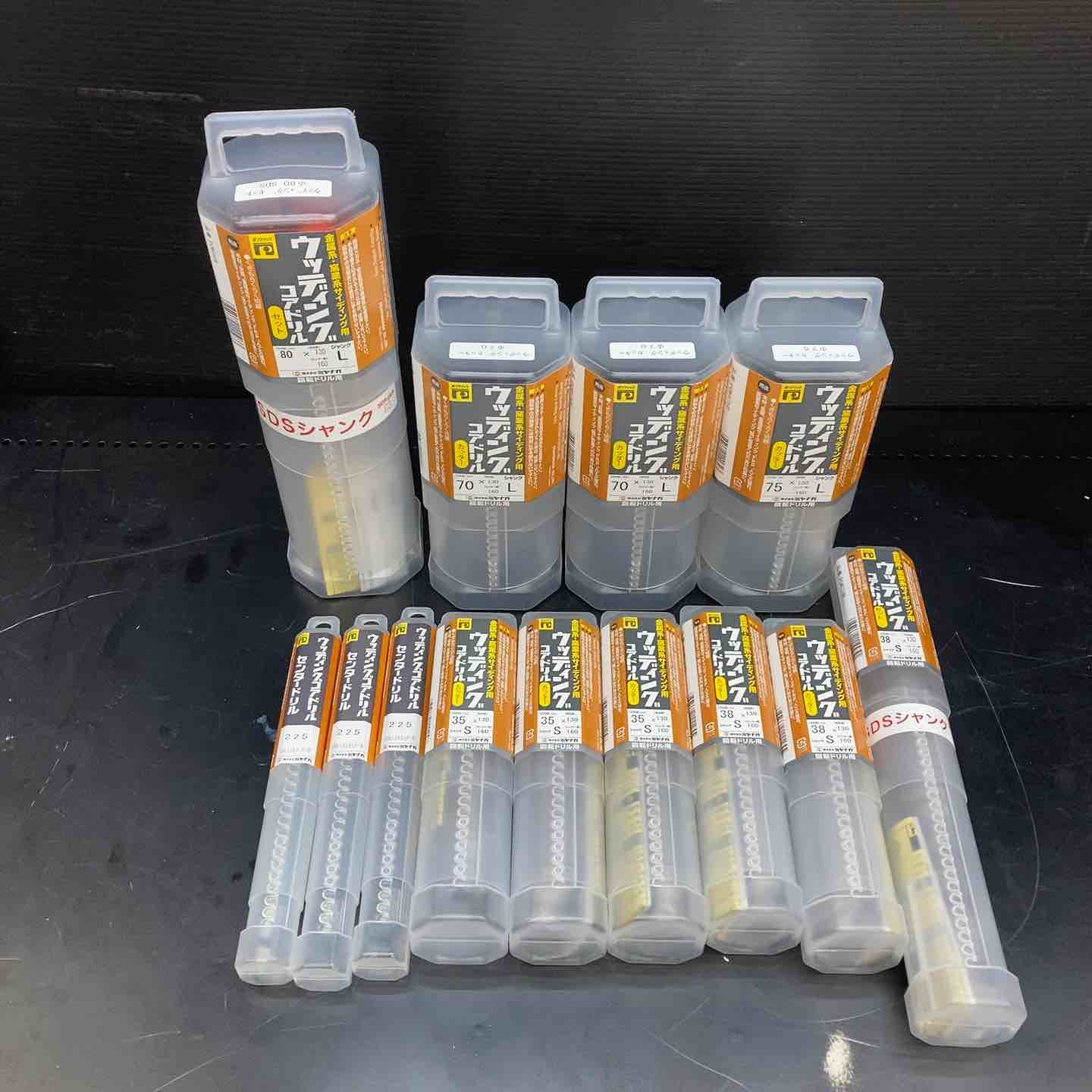 ミヤナガ ウッディングコアドリル 13個セット まとめ売り PCWS80R等