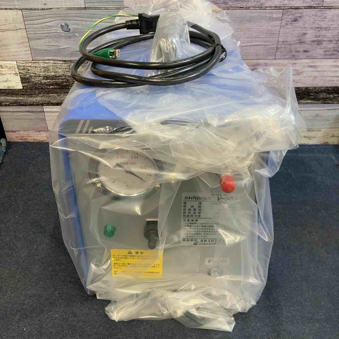 【未使用品】◇SHIBUYA シブヤ バキュームポンプ V-300 真空吸着パッド 小型 付き【八潮店】