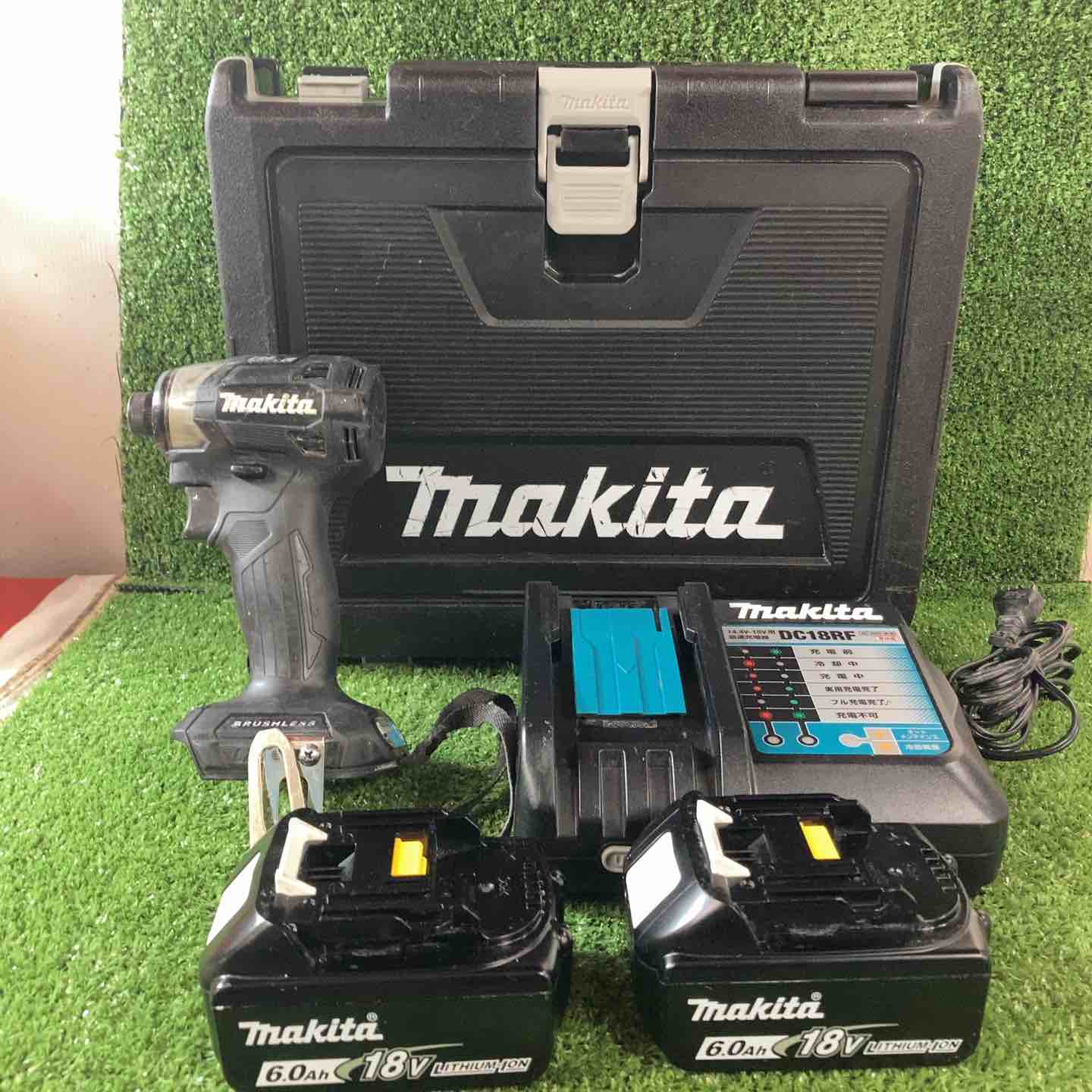 マキタ TD134DX2 インパクトドライバー【リライズ野田愛宕店】【管理番号：2400010107092】【中古】 マキタ TD134DX2 14.4V 充電式インパクトドライバ 限定品 ウエダ金物