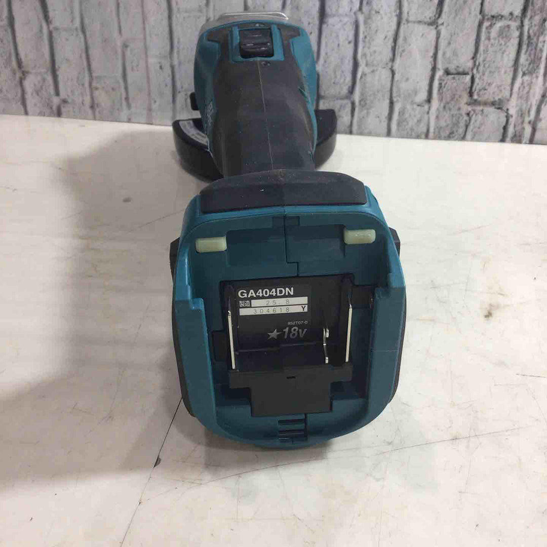 ☆マキタ(makita) 100mmコードレスディスクグラインダ GA404DZN (GA404DN) 18V 動作確認済み【川口店】