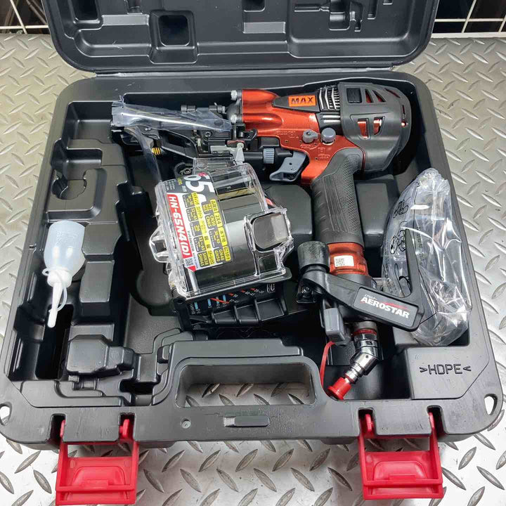 ★マックス(MAX) 高圧エア釘打ち機 HN-65N4(D)-R【川崎店】