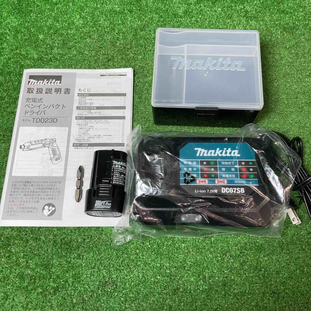 ★マキタ(makita) 7.2Vコードレスインパクトドライバ TD023DHXTB【岩槻店】