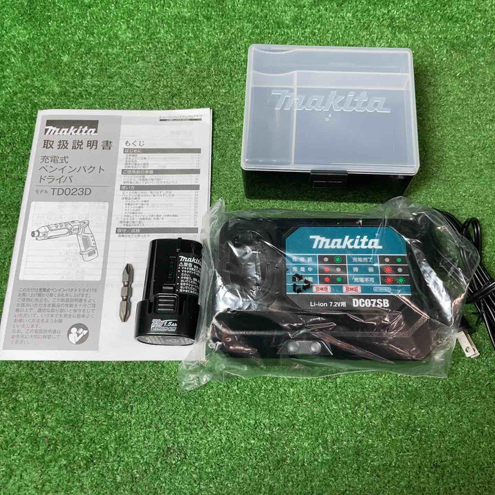 ★マキタ(makita) 7.2Vコードレスインパクトドライバ TD023DHXTB【岩槻店】