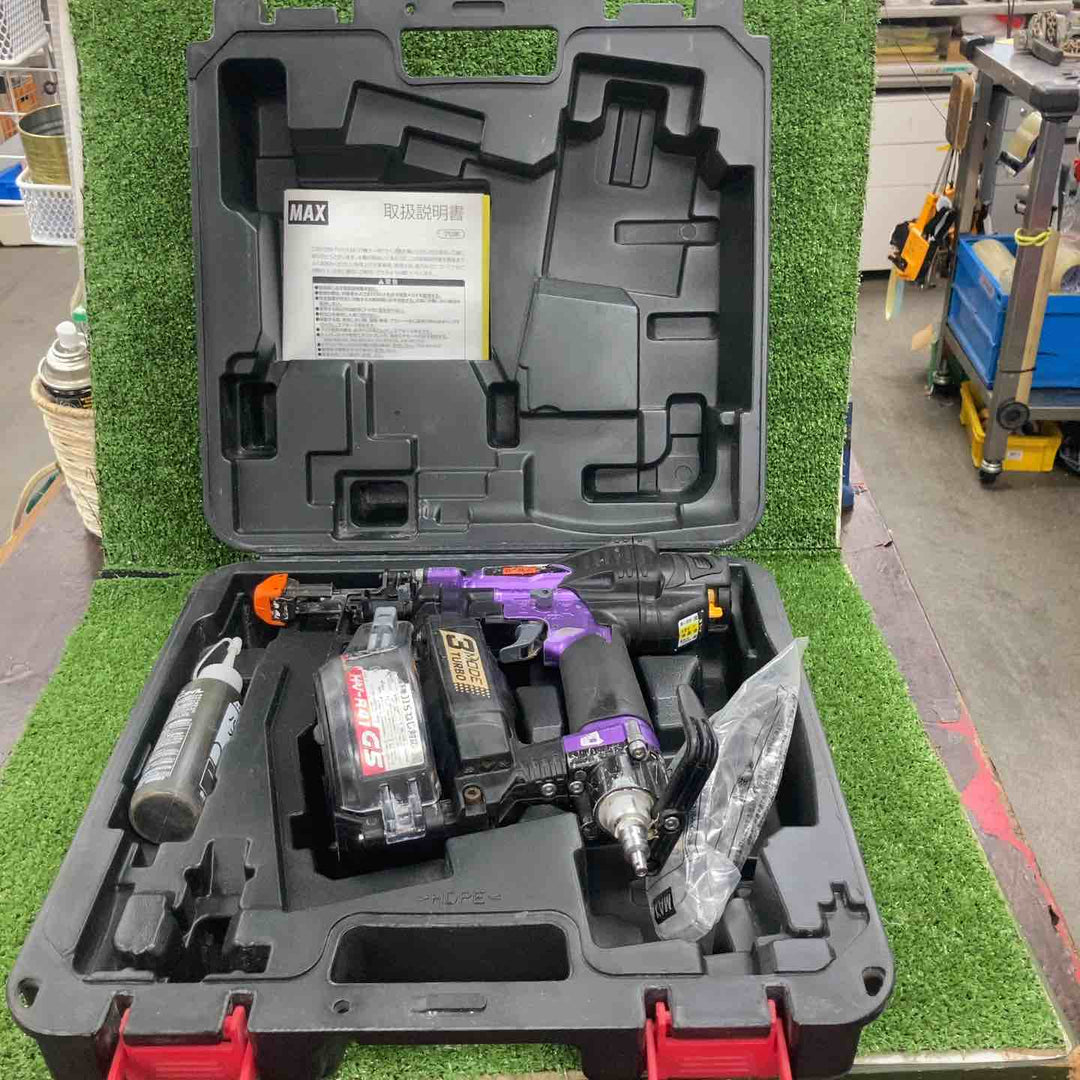 ☆マックス(MAX) 高圧エアネジ打ち機 HV-R41G5-M(限定色) メタリックパープル【川崎店】