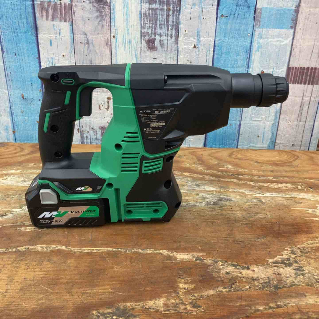 ★ハイコーキ(HIKOKI ※旧:日立工機) コードレスハンマドリル DH36DPB(2XP)【柏店】