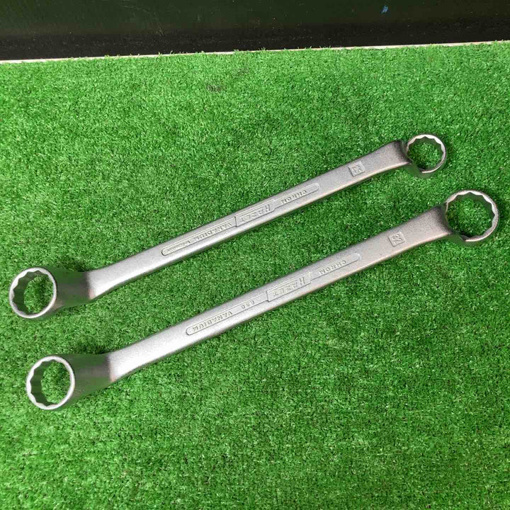 【美品】ハゼット(HAZET) ダブルボックスエンドレンチ(オフセットメガネ) 12本組 630 6mm-32mm【岩槻店】