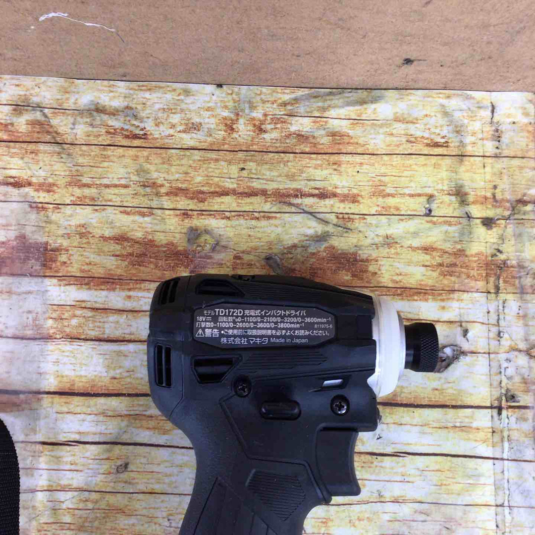 マキタ(makita) コードレスインパクトドライバー TD172DRGXB【川崎店】
