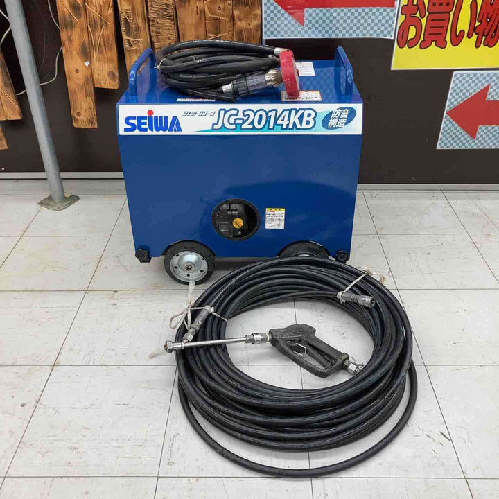 【現状品/店頭受取り限定】◇精和産業(セイワ/SEIWA) エンジン高圧洗浄機 JC-2014KB ジェットクリーン 別のノズルで19.6MPaの出力を確認済み【鴻巣店】
