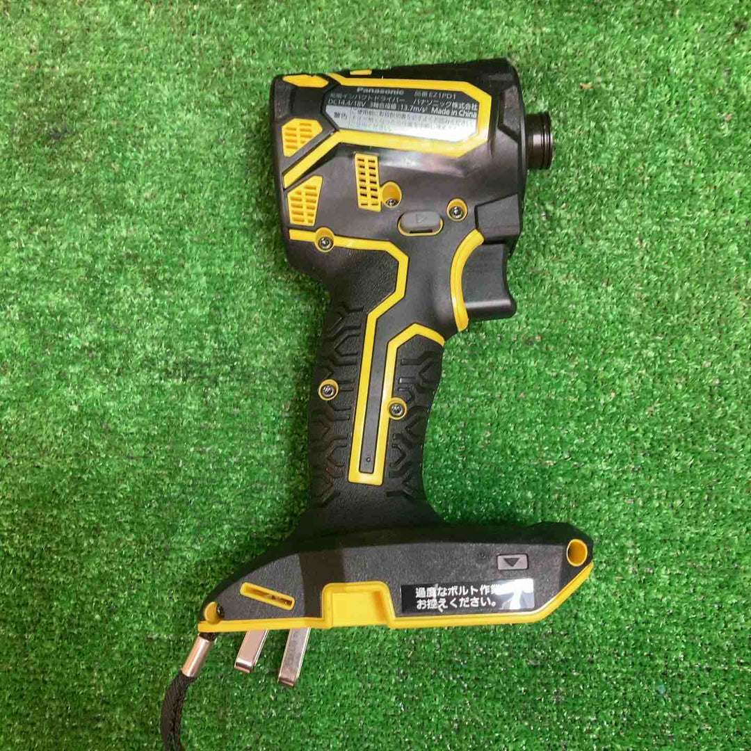 パナソニック/Panasonic 14.4V/18V 充電インパクトドライバー 黄 アタッチメント付 18V 5.0Ah EZ1PD1T1Y【川越店】
