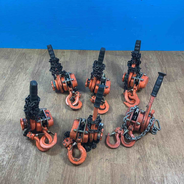 レバーホイスト 6点まとめ売り！ 0.8t 800kg レバーブロック【岩槻店】