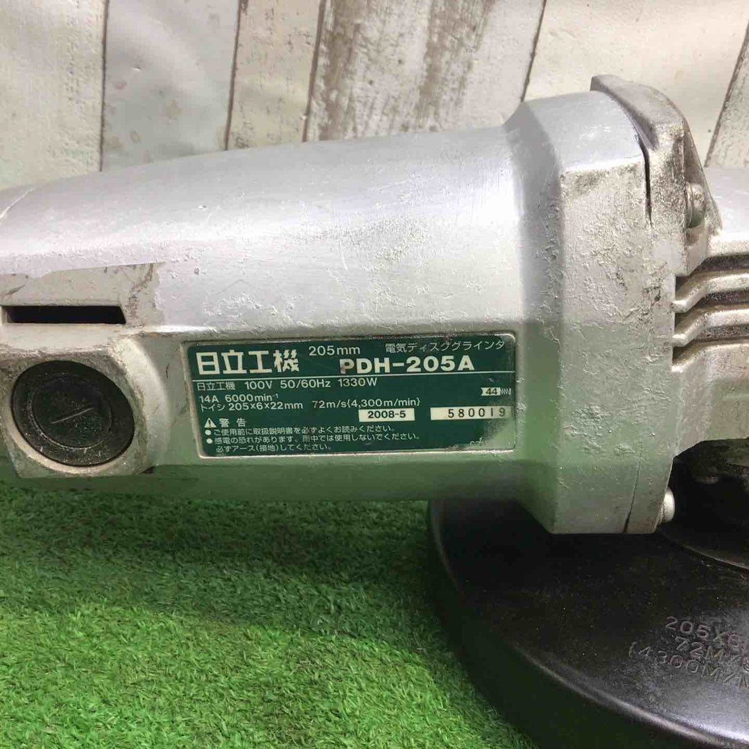 ◇ハイコーキ(HIKOKI ※旧:日立工機) ディスクグラインダ PDH-205A【町田店】