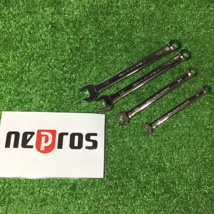 【未使用品(店頭展示品)】ネプロス(nepros)MNS2シリーズ コンビレンチ 4本セット 8,10,12,13mm【岩槻店】