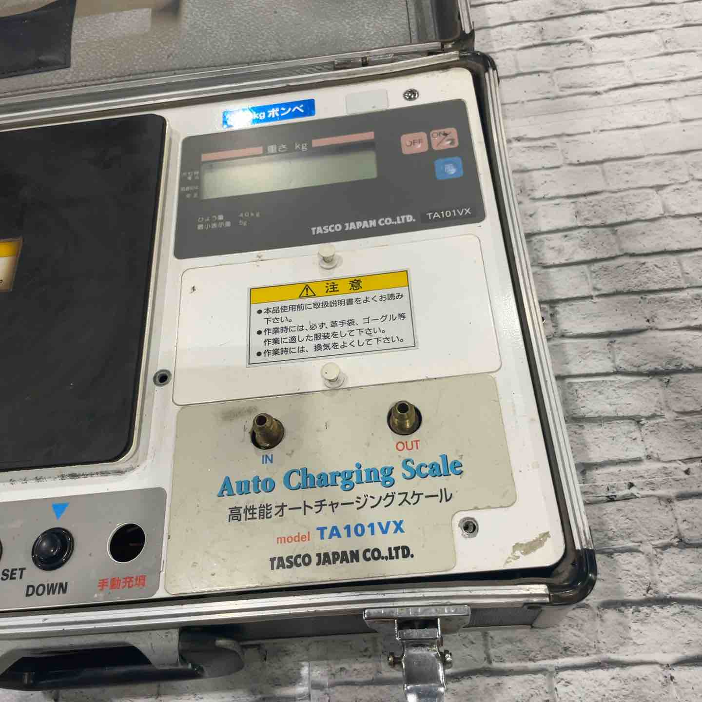 タスコ TASCO TA101VX 高性能オートチャージングスケール【野田愛宕店】【店頭取引限定】【中古】ITGJC54AJ7BS 中古品】タスコ TASCO オートチャージングスケール TA101VX 通電のみ