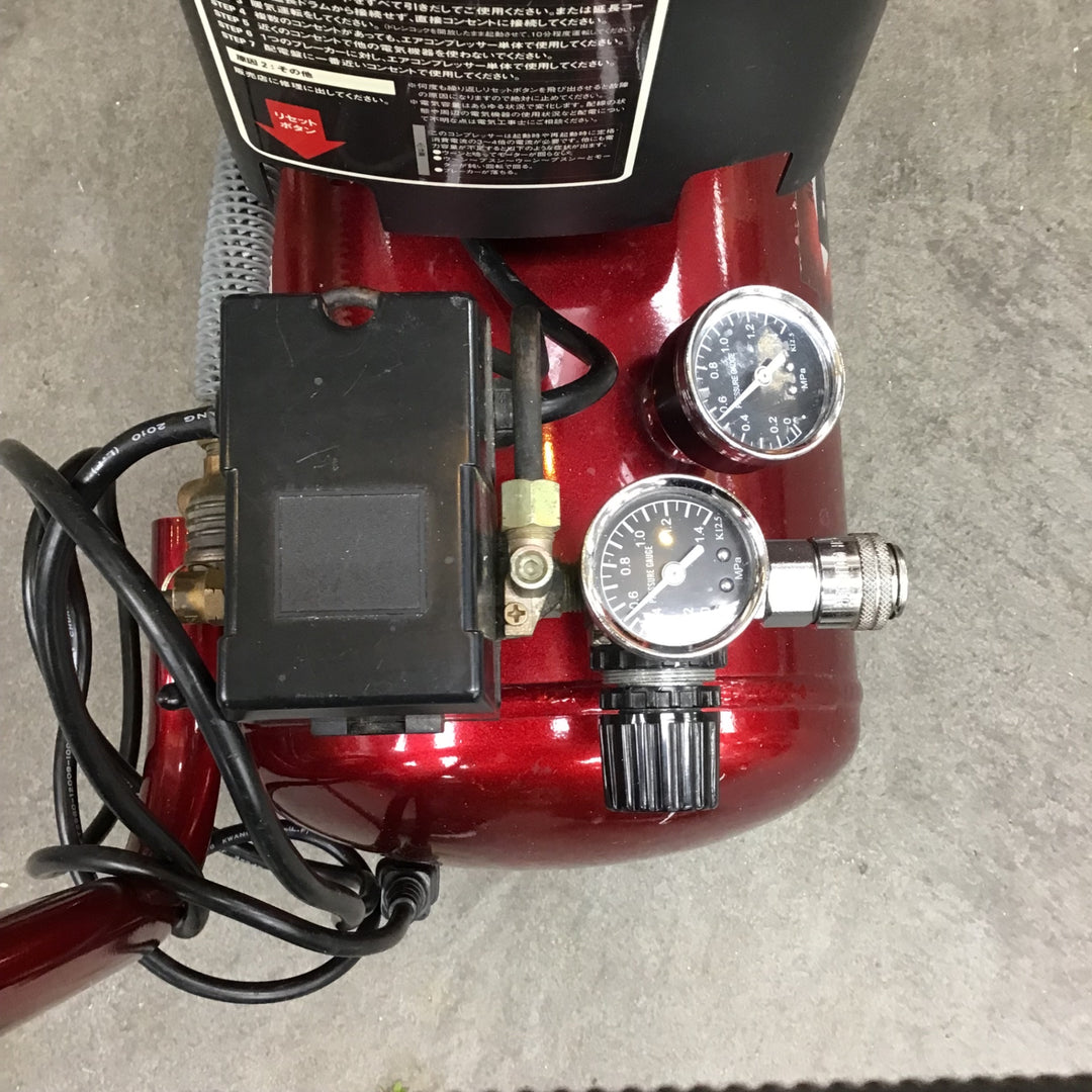 ○藤原産業(SK11) エアコンプレッサー SR-102 SR-L30MPT-01【川崎店】