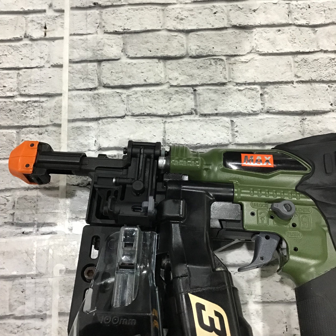 ★マックス(MAX) 高圧エアネジ打ち機 HV-R41G5_ミリタリーグリーン【川口店】