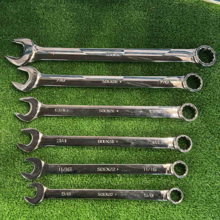 スナップオン(Snap-on) コンビネーションレンチ SOEX 10・11・12・14・16・20・22・24・26・28・32 計11点【草加店】