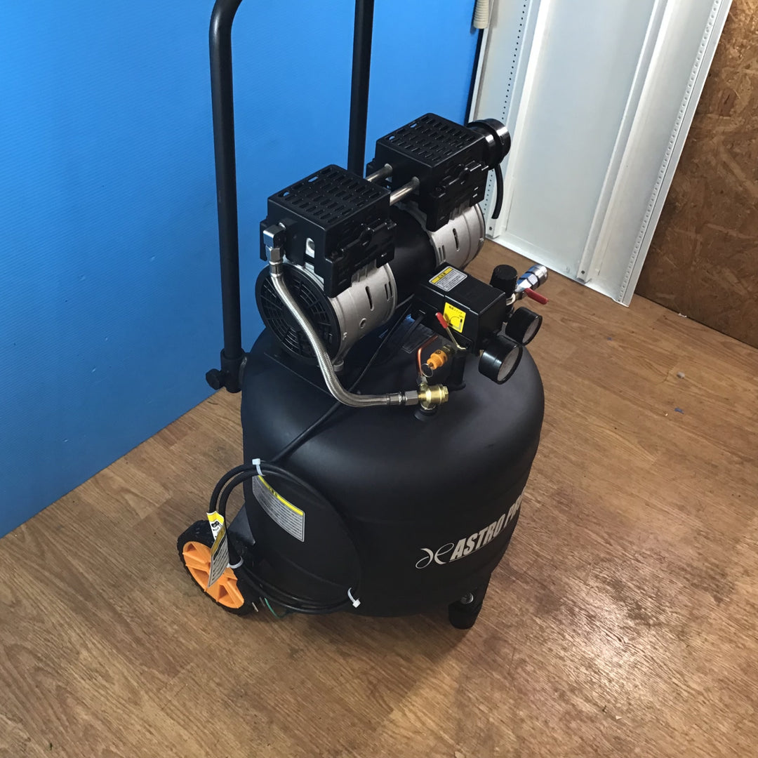 【店頭受取り限定】〇アストロプロダクツ 縦型サイレントエアコンプレッサー 38L AP040962【岩槻店】