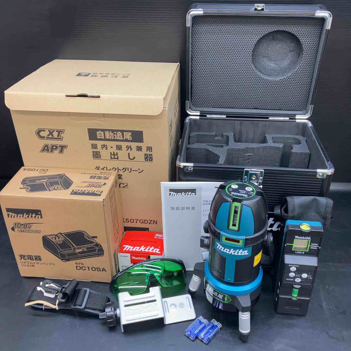 【未使用品】マキタ(makita) コードレスレーザー墨出し器 SK507GDZN(フルライン) バッテリー 充電器付き【川越店】