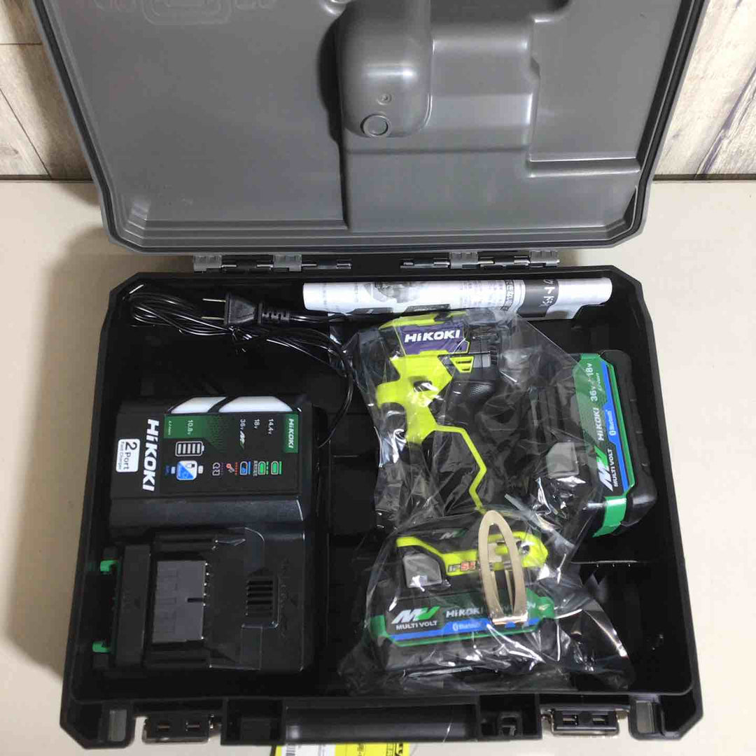 ★ハイコーキ(HIKOKI ※旧:日立工機) コードレスインパクトドライバ スパイダーイエロー WH36DD(2XHYSZ)【戸田店】