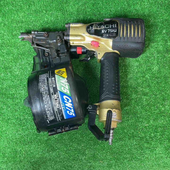 ★ハイコーキ(HIKOKI ※旧:日立工機) 高圧エア釘打ち機 NV75HJ【岩槻店】