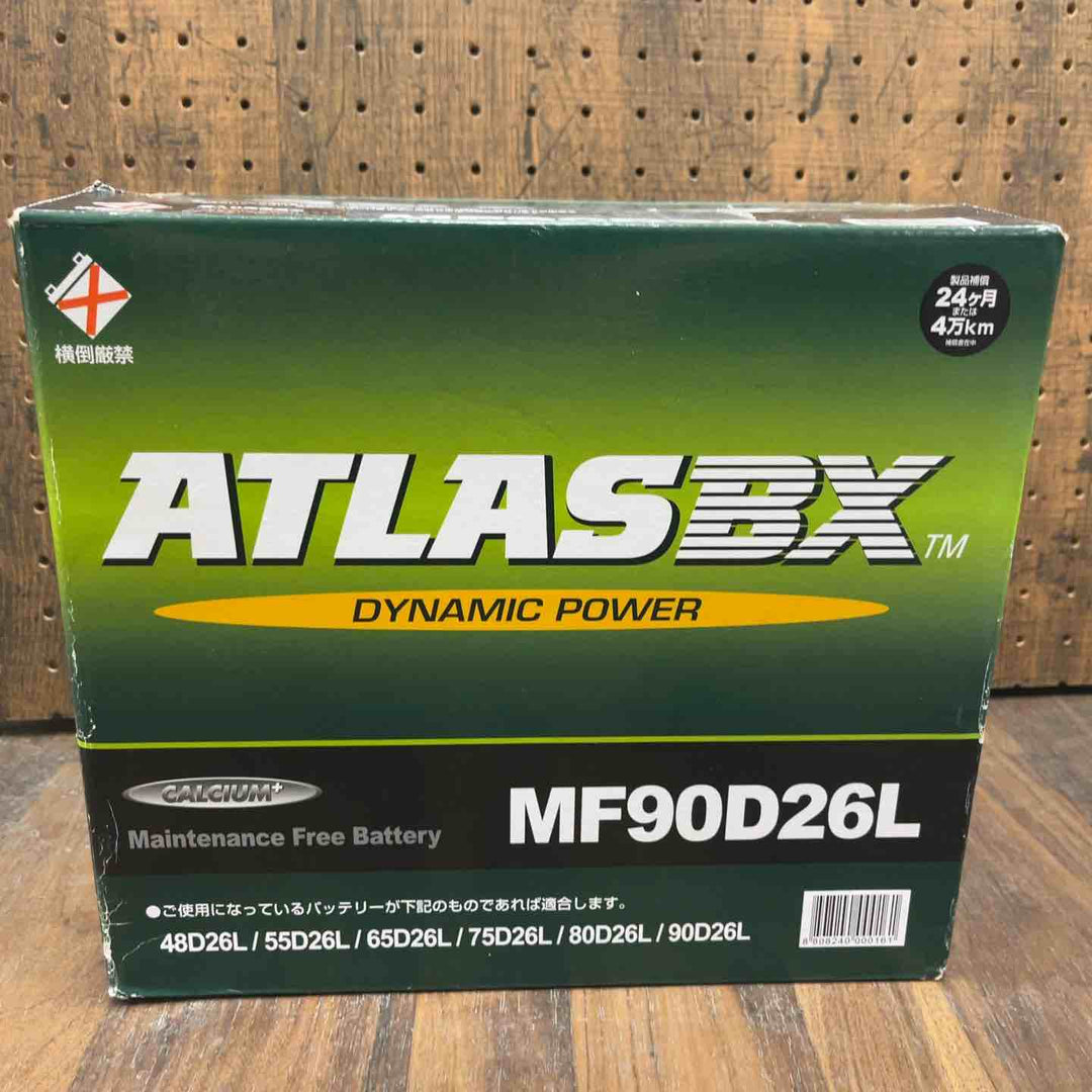 ATLASBX 自動車用バッテリー MF90D26L【川口店】