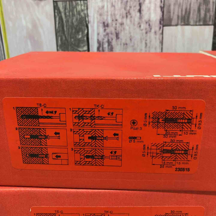 ヒルティ HILTI プラスチック系打込み式アンカー HPS-1R 6/5×30 150本入り×4箱セット【八潮店】