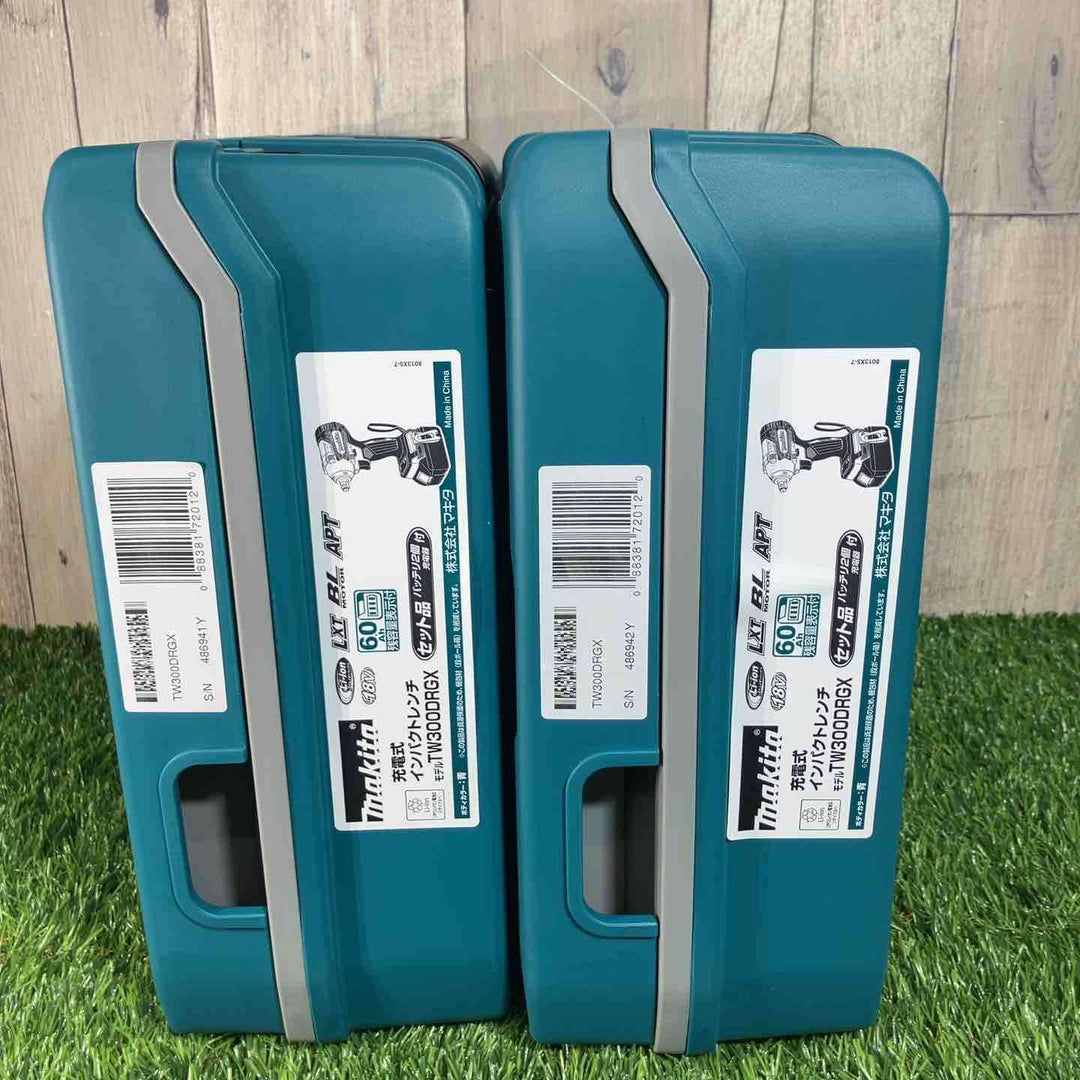 ◇マキタ(makita) コードレスインパクトレンチ TW300DRGX2台セット 純正バッテリ付【戸田店】