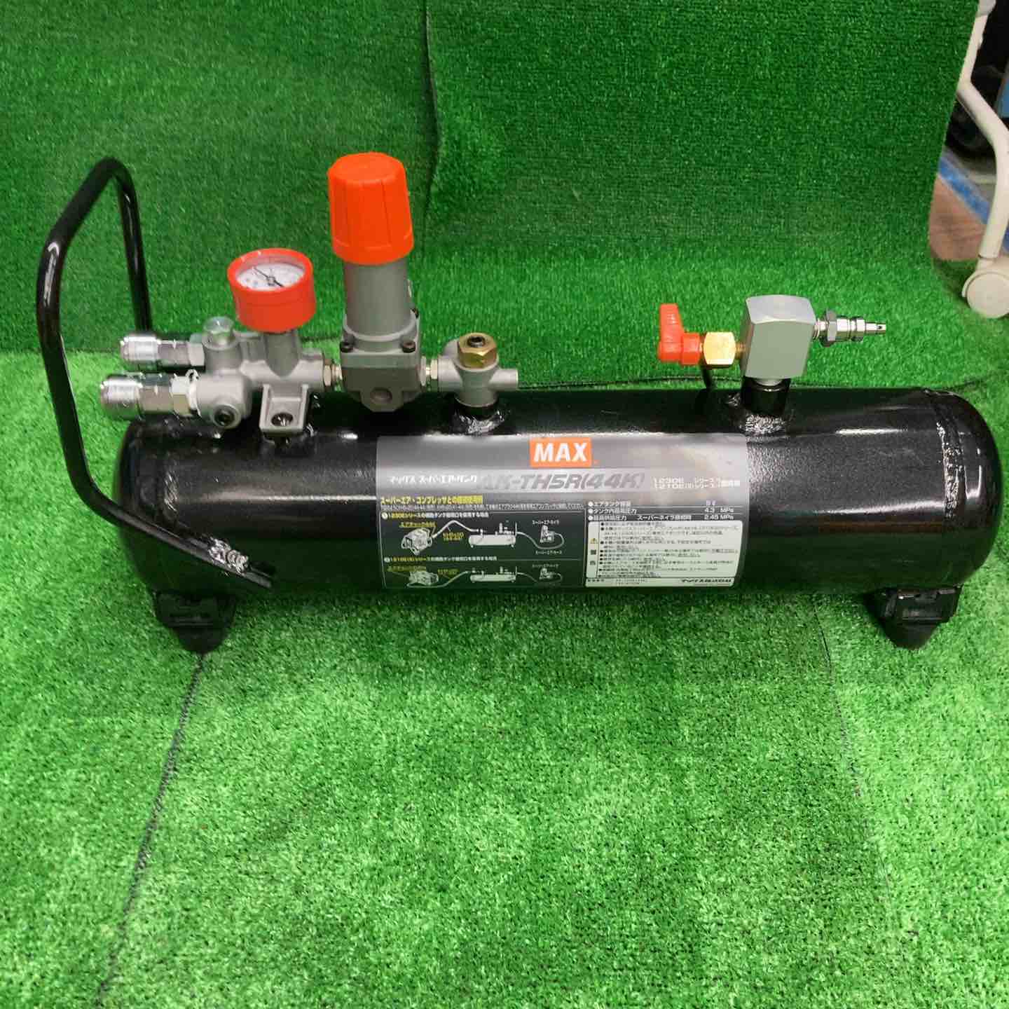 中古 MAX マックス 高圧 常圧 エアコンプレッサ AK-CH1230EX2 エアコンプレッサー 58822_1.jpg