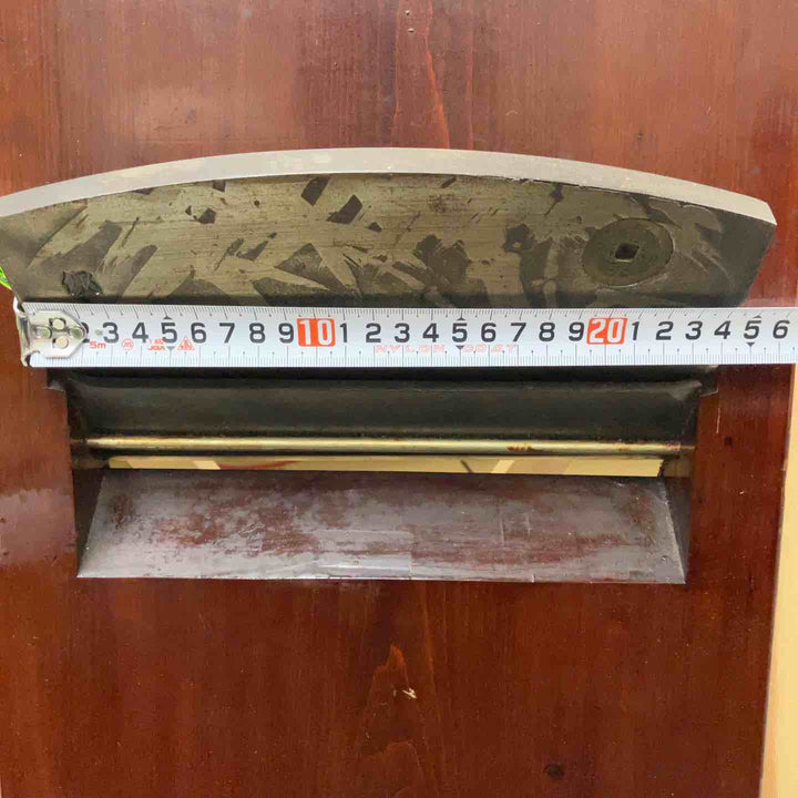 【店頭受取り限定】 刃幅：約240mm 鉋　削ろう会で展示、使用された　立てかけ台付き【戸田店】