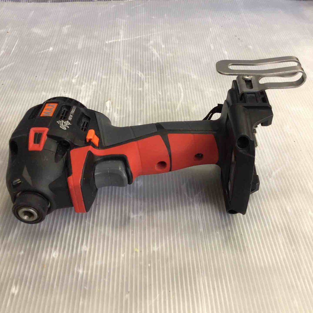 ◇マックス(MAX) 充電式ブラシレスインパクトドライバ PJ-ID153R (赤) (14.4V/18V対応) 本体のみ (PJ91243)【草加店】