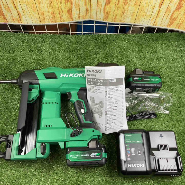 【未使用品】HiKOKI コードレスコンクリート釘打機　NC1840DA(2XPZ)