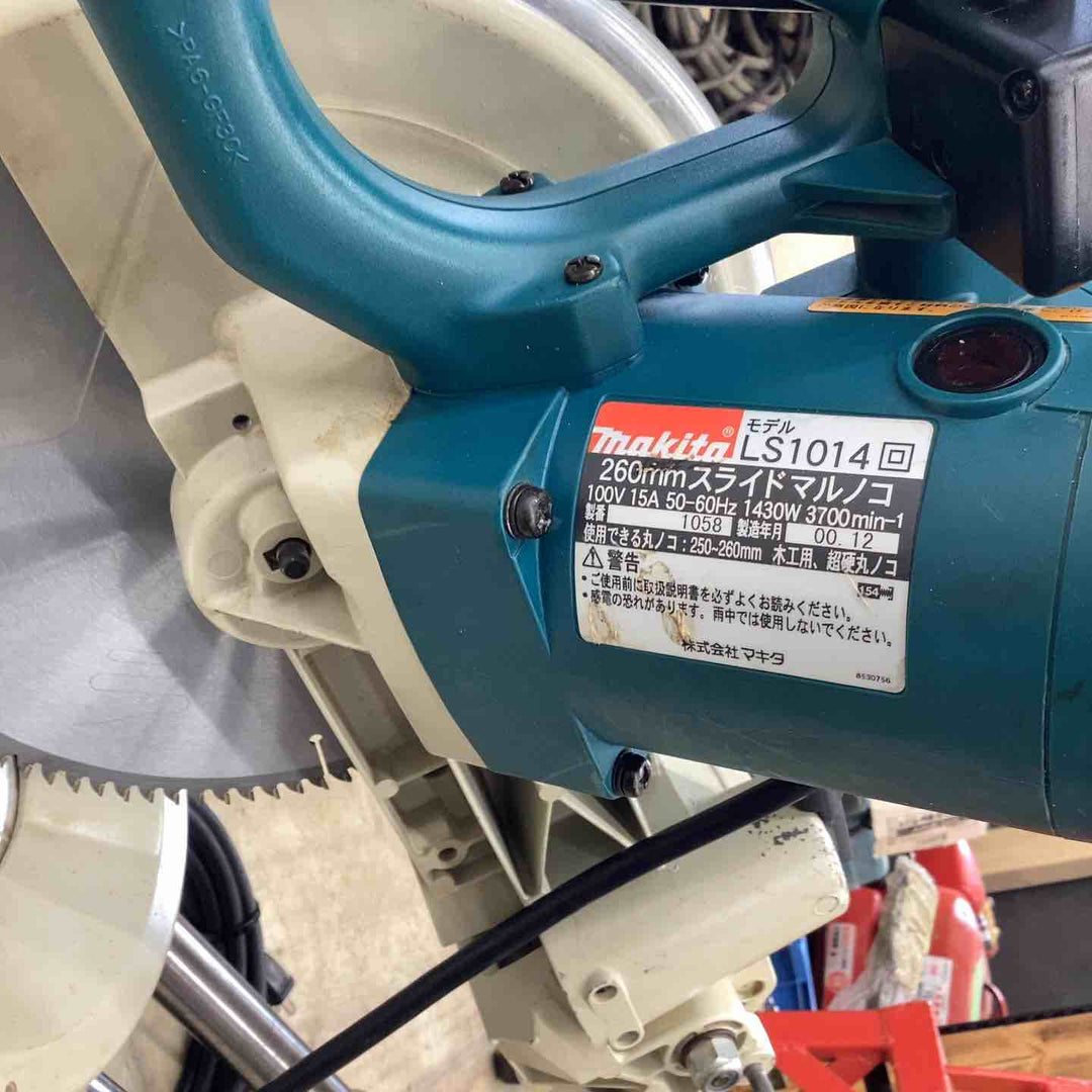 ☆マキタ(makita) 260mm 卓上スライドマルノコ LS1014【越谷店】