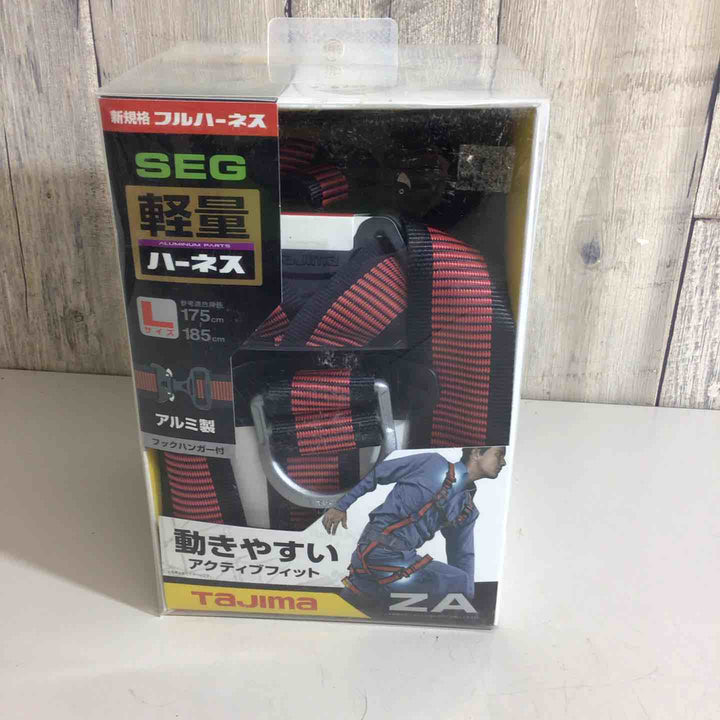【未使用品】タジマ(Tajima) ハーネスZA 赤 Lサイズ AZAL-LRE フルハーネス 墜落制止用器具【戸田店】