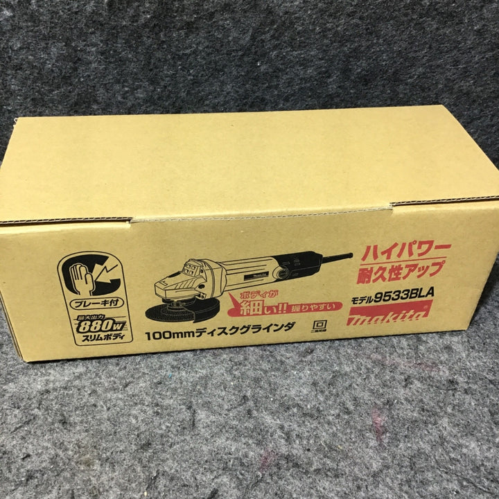 【未使用品】マキタ(makita) ディスクグラインダ 低速高トルク ブレーキ付 100mm 9533BLA【桶川店】